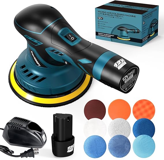 Cordless Buffer Polisher, 6 Inch Portable Polishing Waxer